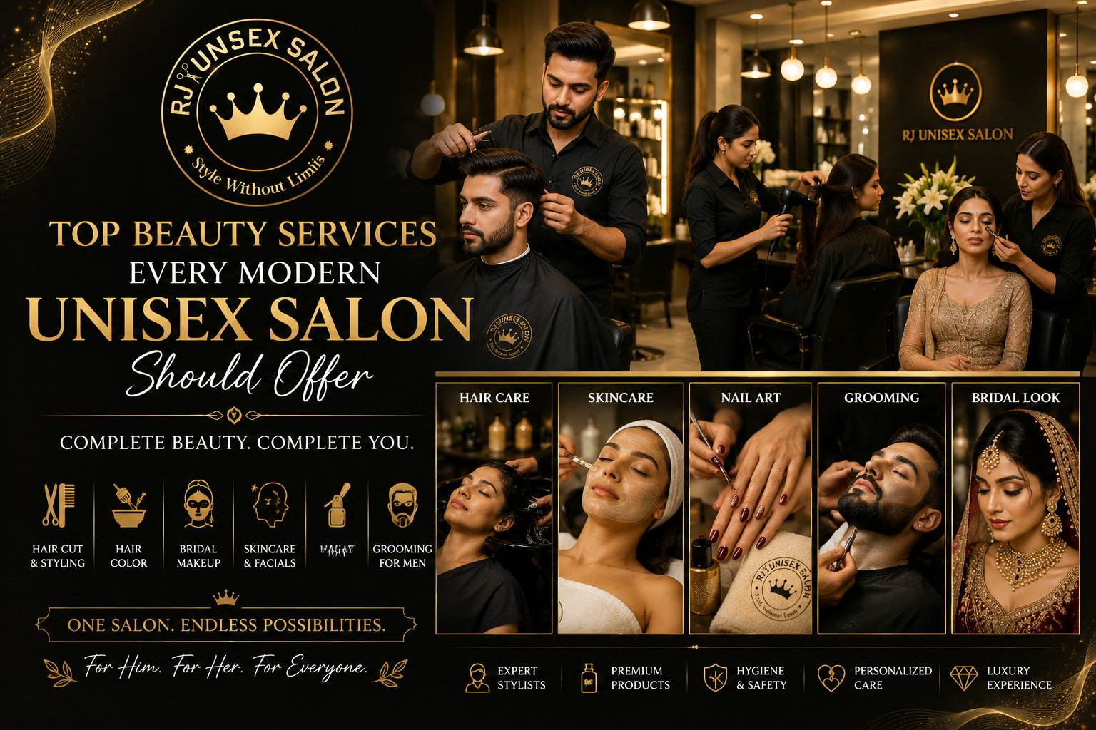 Top Beauty Services Every Modern Unisex Salon Should Offer